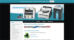 Desktop Screenshot of biurosprzet.pl